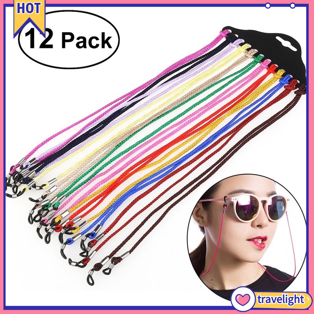 Set 12 dây nylon đeo mắt kính tiện dụng