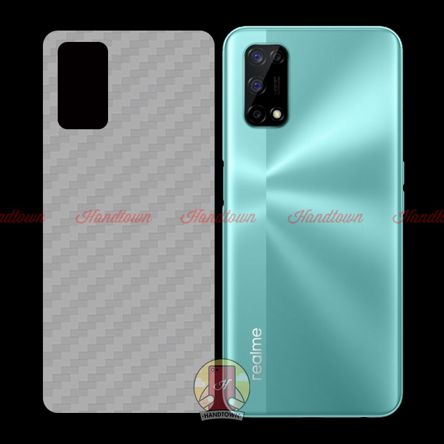 Miếng Dán Lưng Cacbon Realme V5 Realme V5 5G RealmeV5 Không Full Viền Bảo Vệ Mặt Lưng Máy Chống Trầy Xước Bụi Bẩn