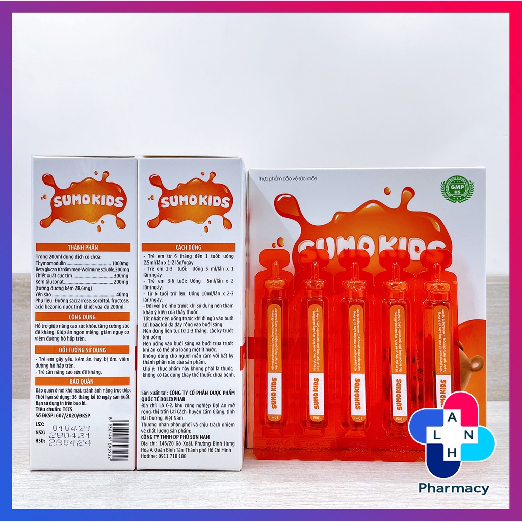SUMO KIDS - Hỗ trợ tăng cường sức đề kháng cho bé.