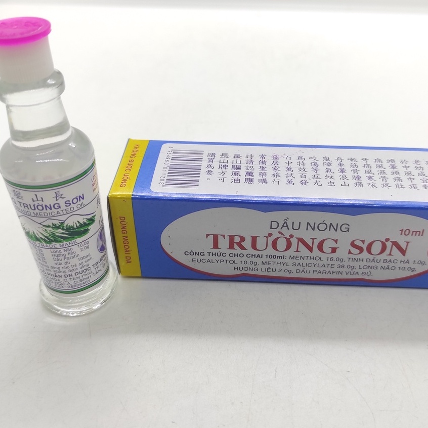 Dầu Nóng Trường Sơn Chai 10ml