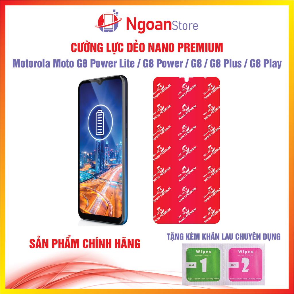 Cường lực dẻo Nano cho Motorola Moto G8 Power Lite / G8 Power / G8 / G8 Plus / G8 Play - Ngoan Store