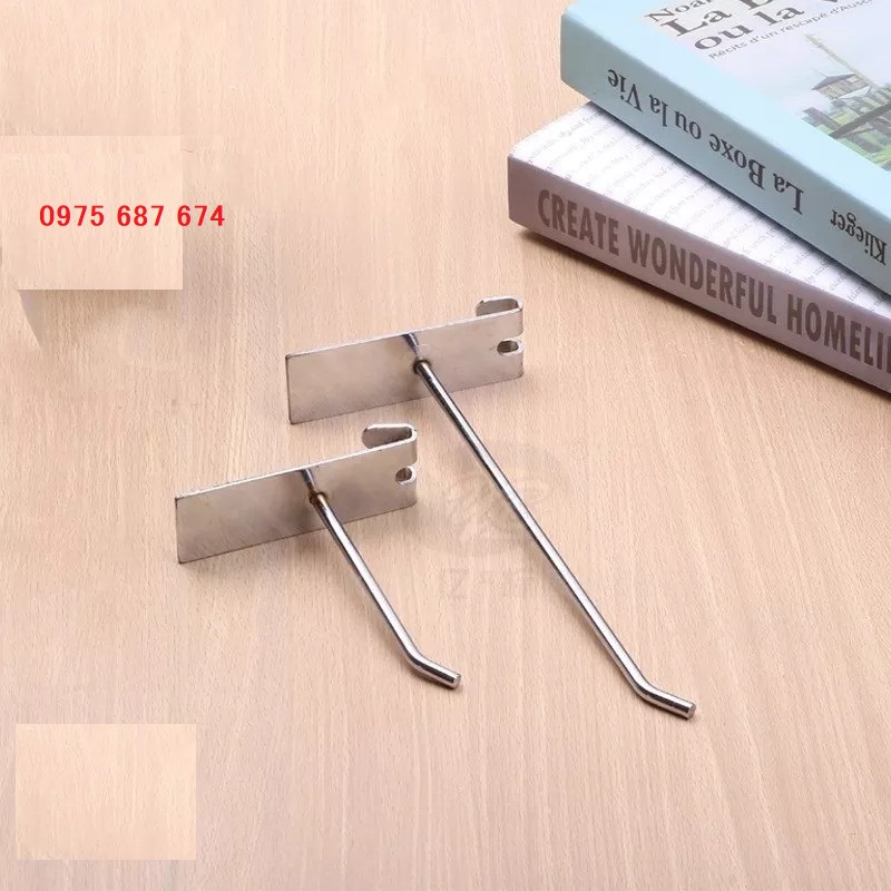 Combo 10 cái Móc treo ốp lưng, phụ kiện điện thoại, móc cài lưới sắt, tay cài lưới sắt