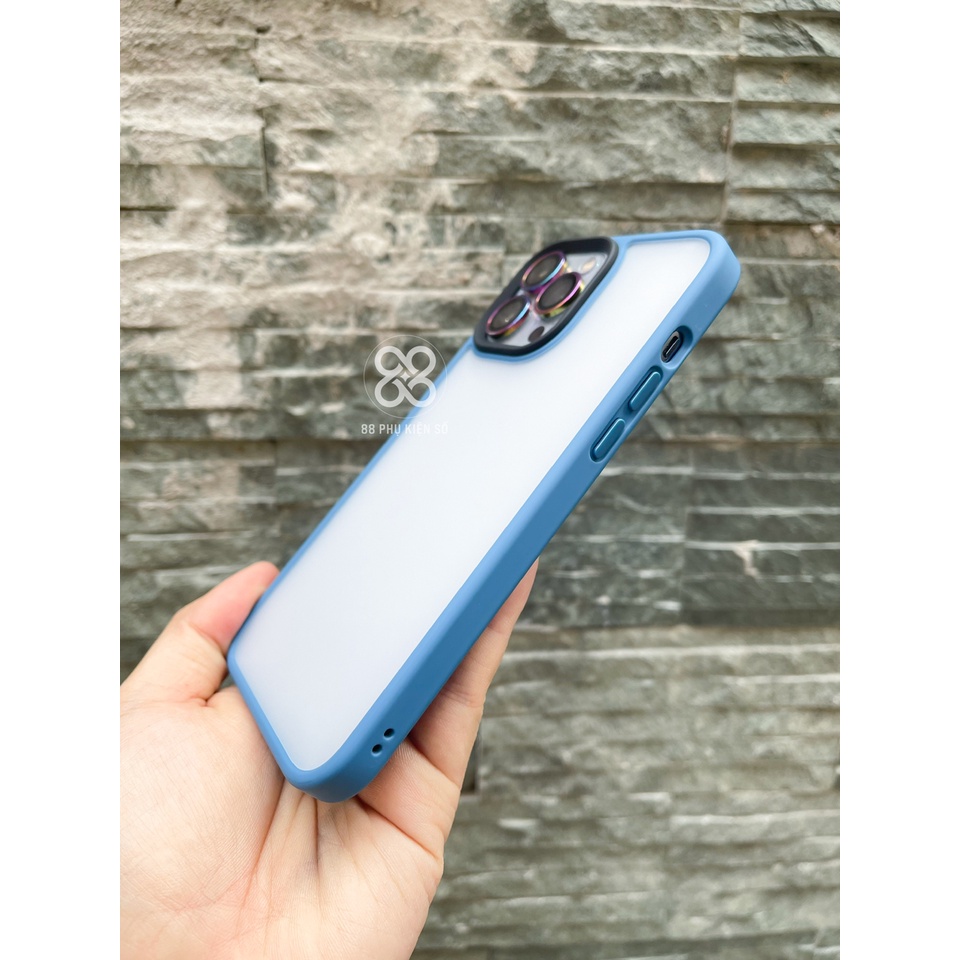 Likgus Matte Classic ốp lưng nhám viền sierra blue