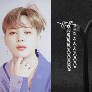 Bông tai khuyen tai JIMIN BTS sợi mắt xích cá tính