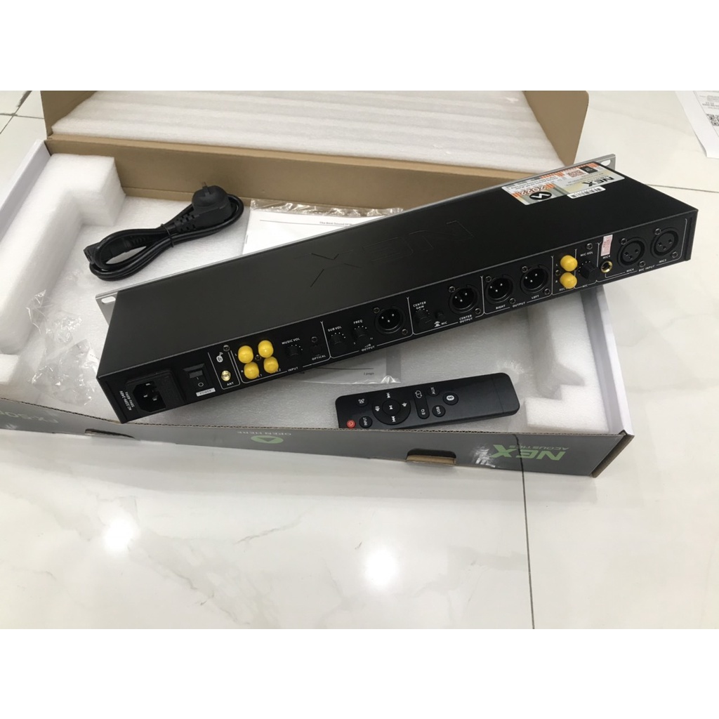 vang cơ chống hú fx50 plus , điều khiển từ xa fx30plus kèm dây canon