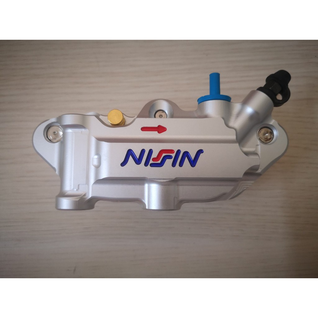 Heo dầu nissin 4piston đối xứng(đủ màu) dành cho mọi loại xe như SH,AB,Winner,Vario,Exciter,Click,Yamaha,Honda