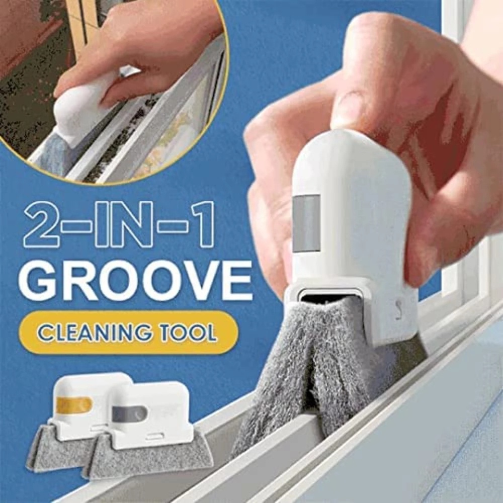Dụng Cụ Vệ Sinh Rãnh Bàn Chải 2 Trong 1 Tiện Dụng