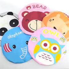 Mũ/Nón tắm trùm tóc hoạt hình có thun bo tránh ướt tóc - Nón chụp ủ tóc khi tắm hình thú dễ thương tiện dụng.