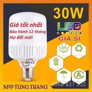 Bóng đèn led búp trụ giá sỉ 30w, 20w