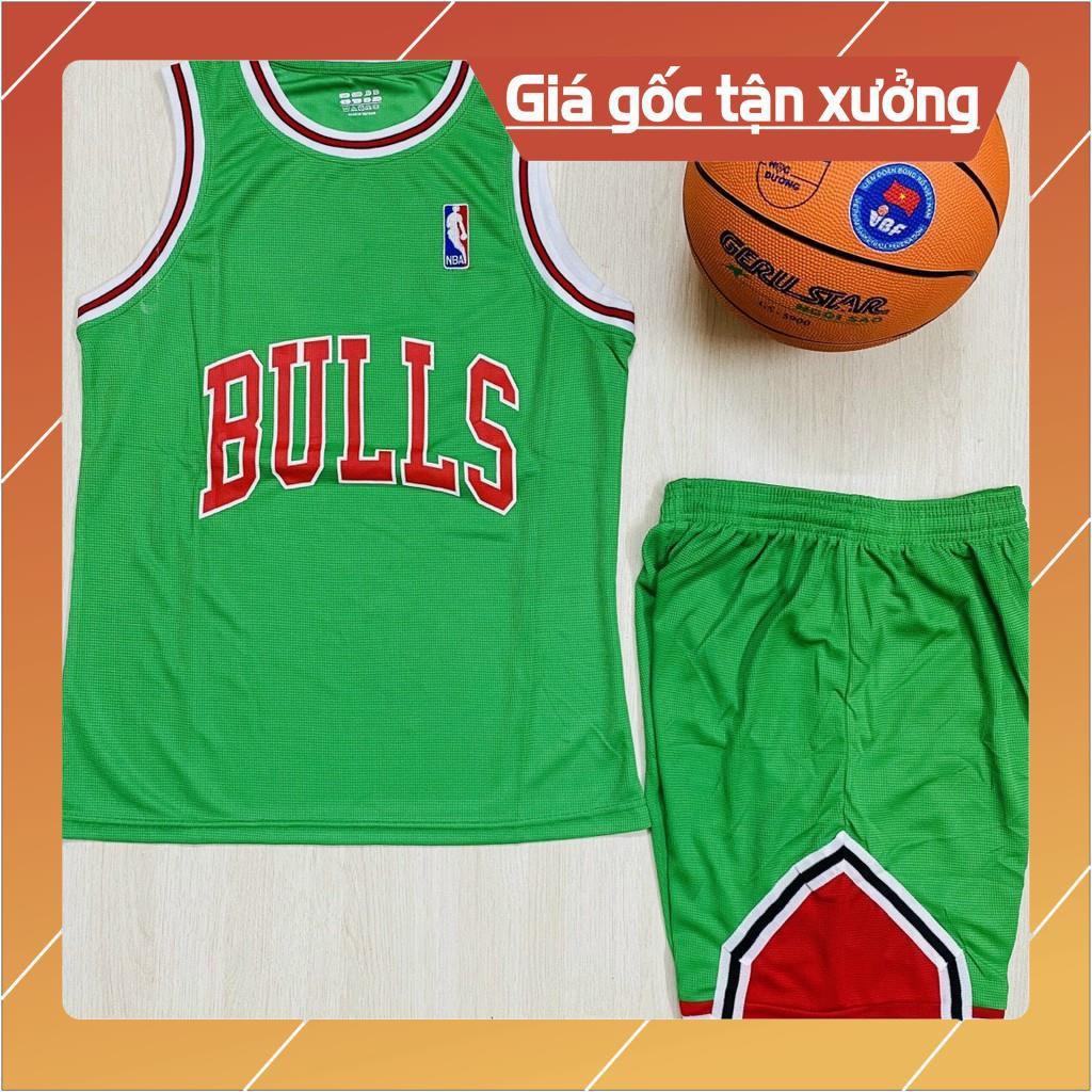 [SIÊU SALE] Bộ quần áo bóng rổ NBA BULLS cao cấp ⚡ FREE SHIP ⚡ vải thun lạnh đủ size người lớn trẻ em