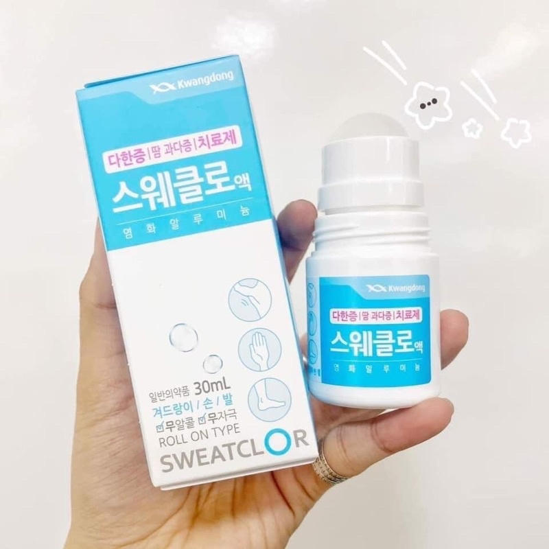 Lăn khử mùi Kwangdong Sweatclor 30ml Hàn Quốc