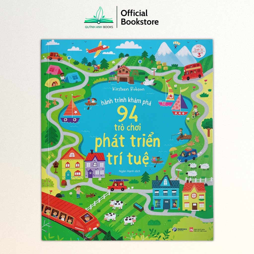 Sách - Hành trình khám phá 94 trò chơi phát triển trí tuệ - NPH Pingbooks