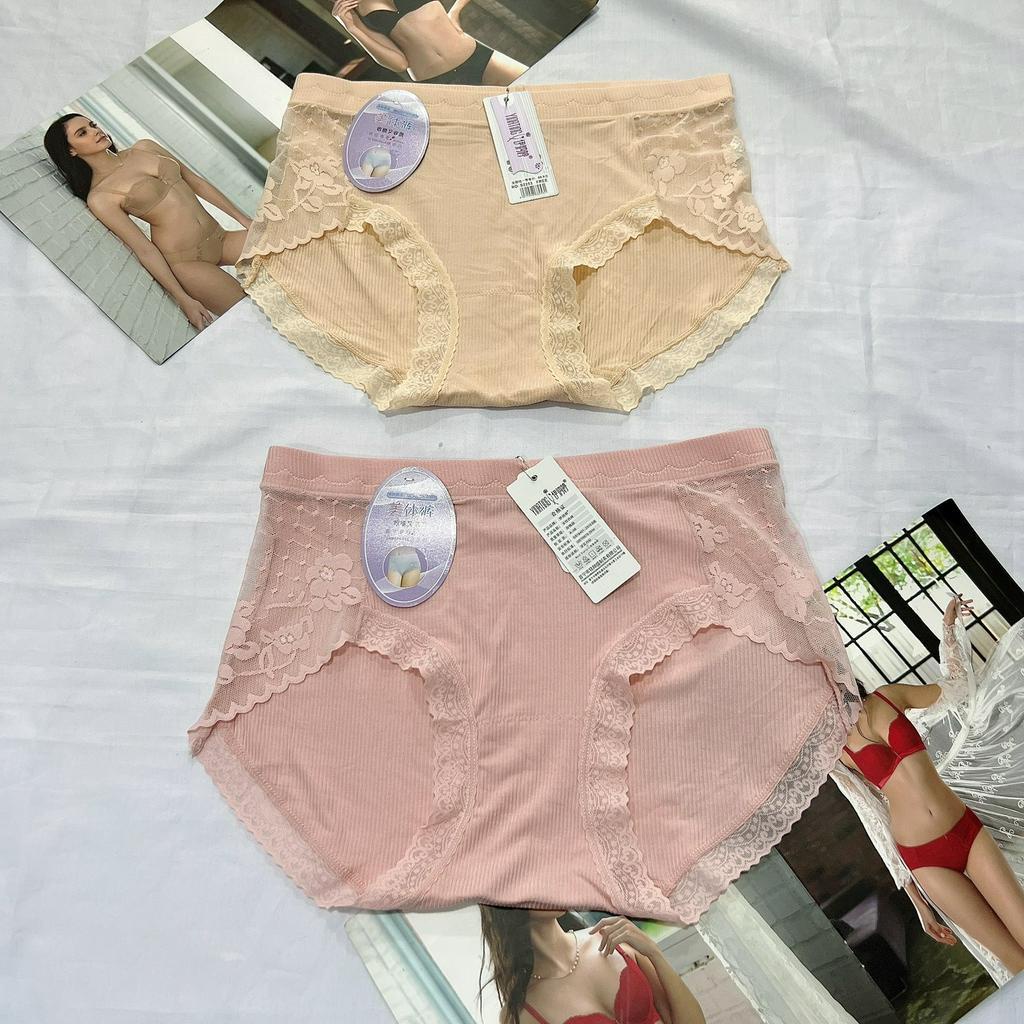 Quần lót nữ cotton viscose cao cấp cạp cao 2253 mềm mại thấm hút mồ hôi thoáng mát freesize từ 45kg-65kg