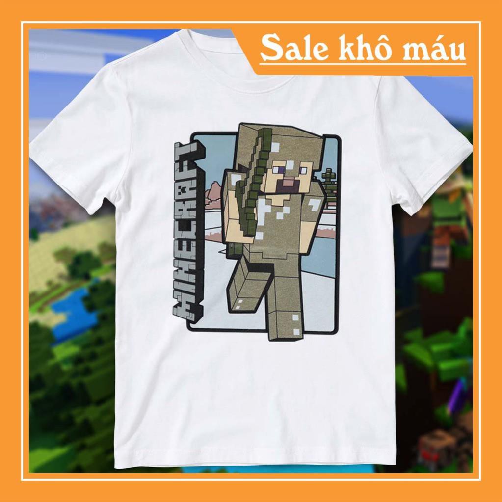 ÁO MINECRAFT- Áo Thun Minecraft - MC 1396