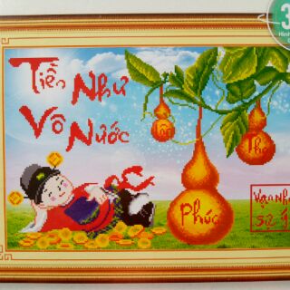 tranh đá thần tài 77471