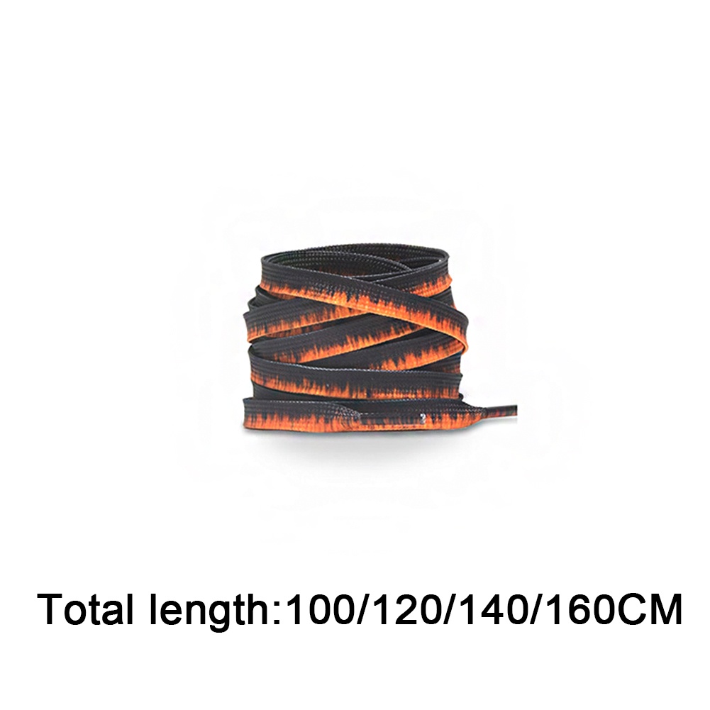 1 Cặp Dây Giày Co Giãn Nhuộm Màu Cầu Vồng Thời Trang 100 / 120 / 140 / 160CM