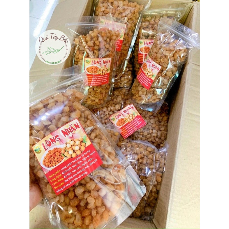 Long nhãn - Cơm nhãn lồng Hưng Yên sấy khô loại đặc biệt 500g