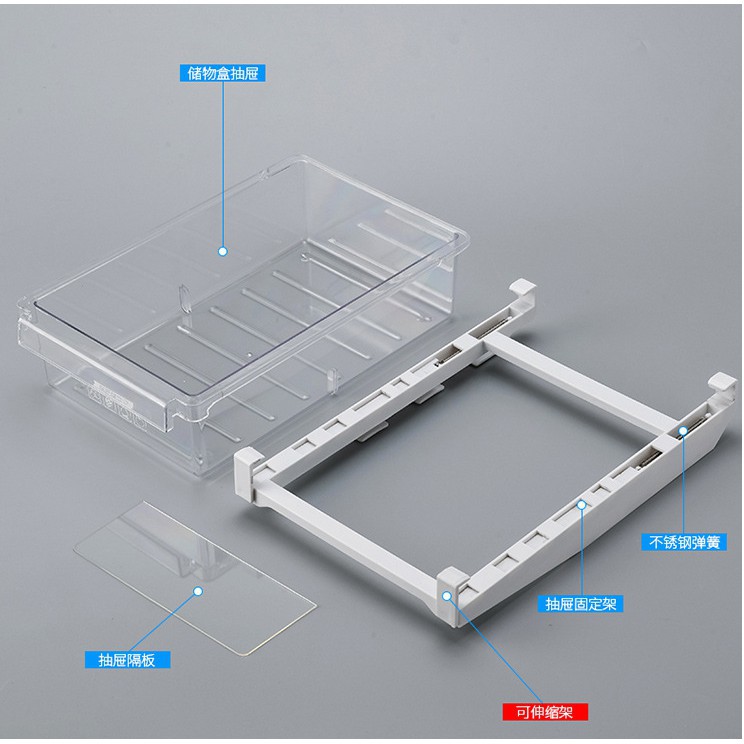 [FREE SHIP] Khay tủ lạnh cao cấp để đồ nhựa vừa với mọi loại tủ-khay để đồ tiện lợi