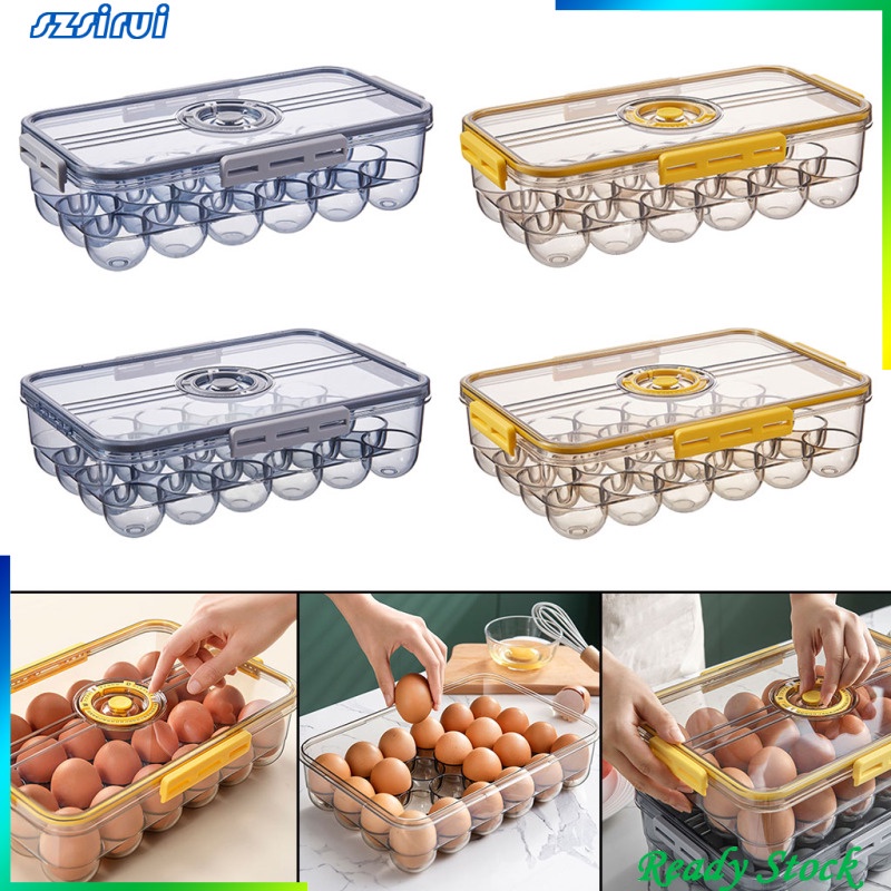 Hộp đựng trứng bằng nhựa 18/24 không đắt tiền có nắp