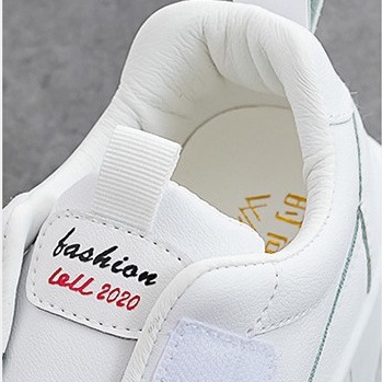 Giày thể thao nữ giá rẻ sneaker nữ màu trắng đế bằng cao cấp ulzzang - TKB-C5C5 | BigBuy360 - bigbuy360.vn
