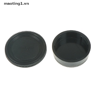 Nắp thân máy và nắp ống kính sau cho máy ảnh Nikon F D7100 D5200 D5300 D3200 D3300 DX chất lượng cao