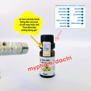 tinh dầu thơm thiên nhiên nguyên chất để phòng, thơm quần áo,treo xe ô tô có 13 mùi: sả chanh,oải hưowng,bưởi