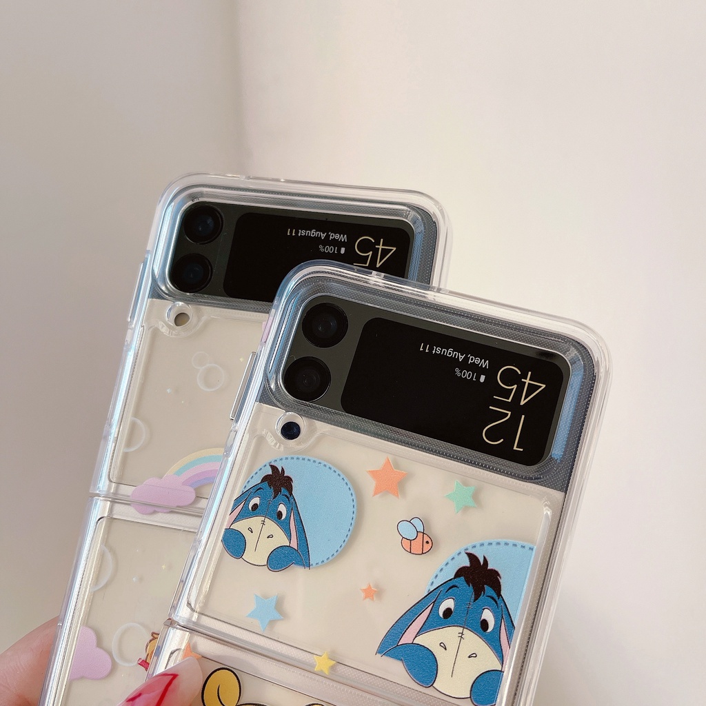 Ốp Điện Thoại PC Cứng Chống Sốc In Hình Hoạt Hình Dễ Thương Cho Samsung Galaxy Z Flip 4 5G
