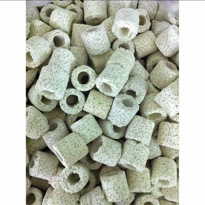 sứ lọc, sứ nhẫn, vật liệu lọc hồ cá, bể thủy sinh
