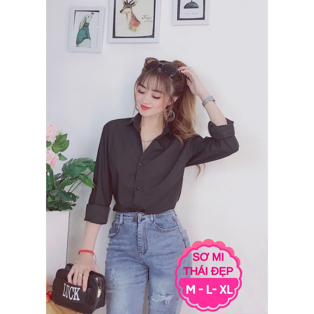 ÁO SƠ MI CÔNG SỞ - ÁO SƠ MI CẶP NAM NỮ SMPT ⚡FREESHIP⚡100% ẢNH THẬT⚡ NN CHUYÊN SỈ - NN STORE