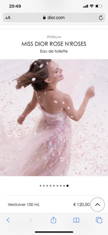 Nước hoa Miss Dior Rose mới nhất