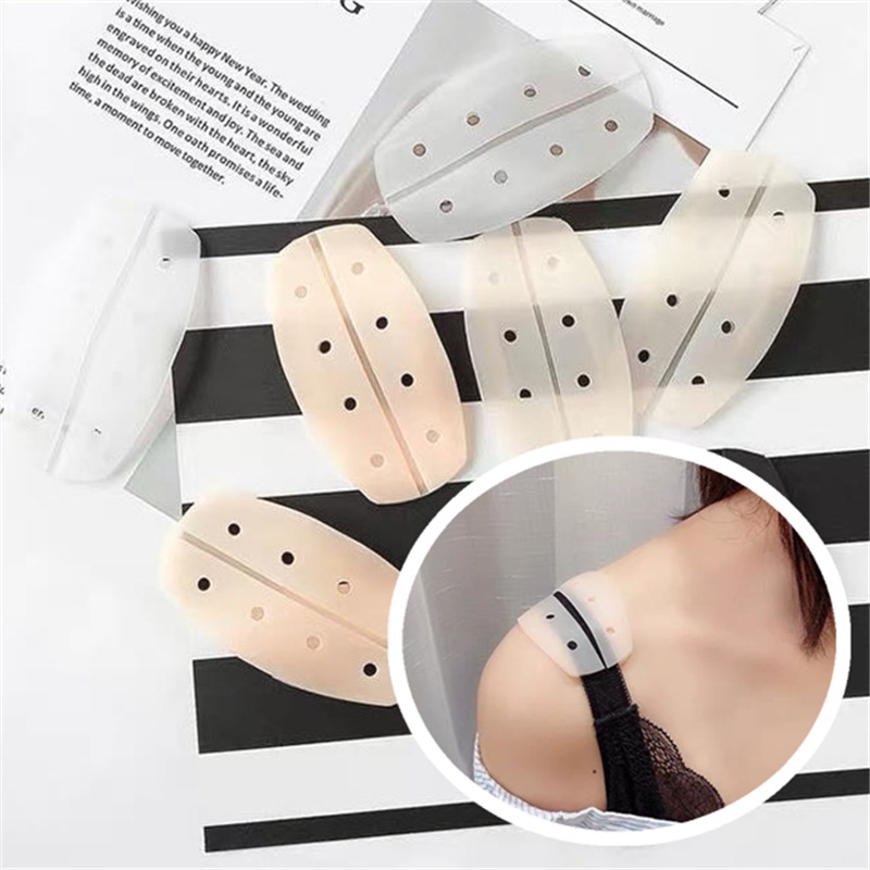 1 Cặp Dây Đeo Vai Bằng Silicone Tàng Hình Chống Trượt