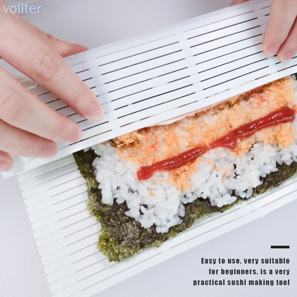 Thảm Cuộn Sushi Bằng Nhựa Tiện Dụng Cho Nhà Bếp Diy