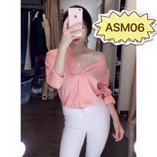 Áo sơ mi lệch vai