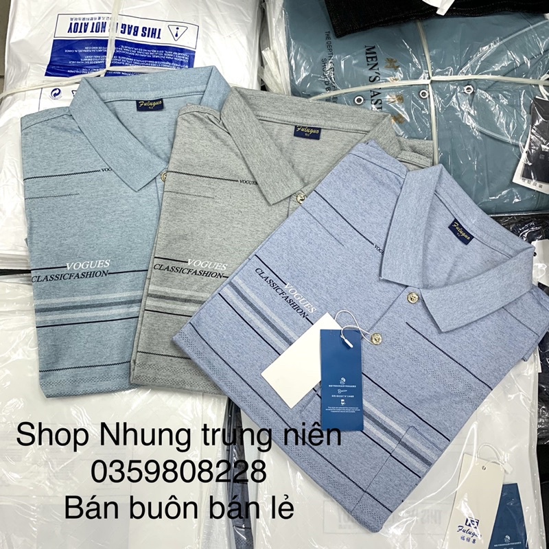 Áo thun cộc tay nam trung niên chất cực đẹp ảnh tự chụp | BigBuy360 - bigbuy360.vn