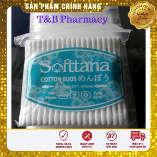 Gói 100 que tăm bông softana cho người lớn