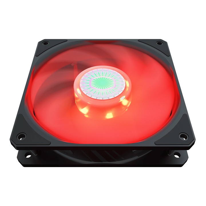 Quạt fan case 12cm Cooler Master SickleFlow 120 Red - Sức gió tốt, quay êm, bền bỉ, đèn led đơn đỏ