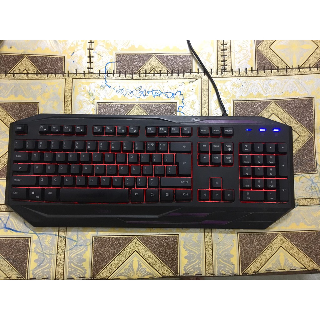 Phím chuyên game Fuhlen G450s có đèn thanh lý đang sử dụng tốt - Máy tính Hiệp Phát