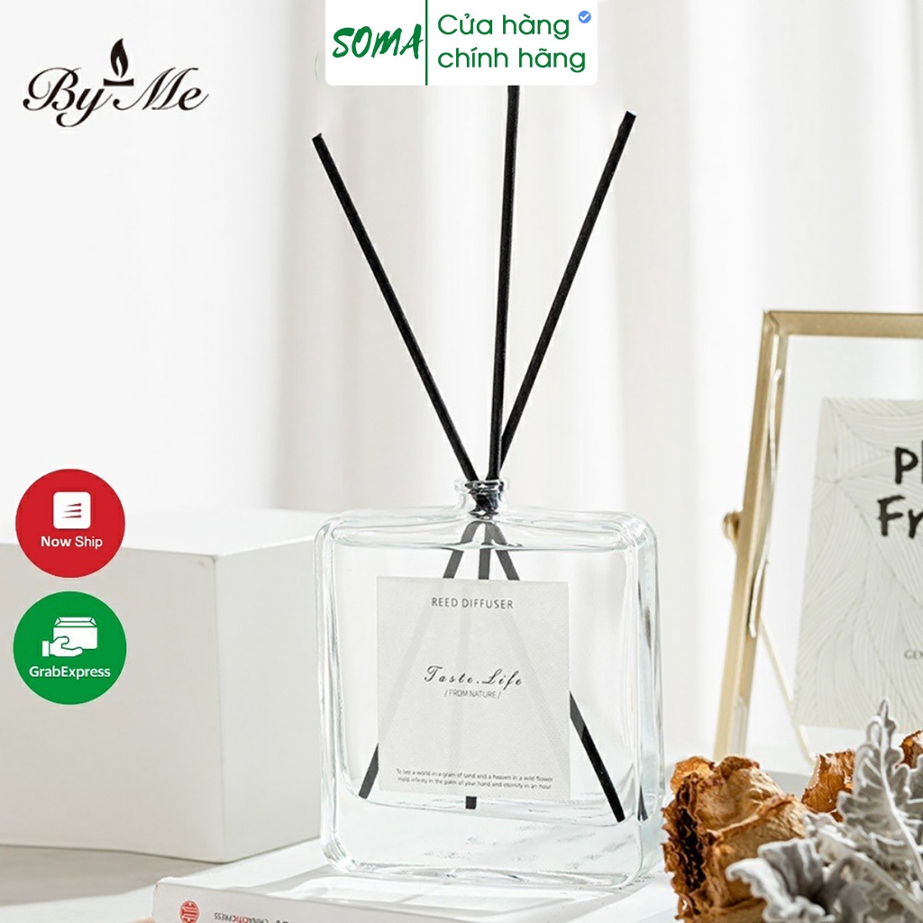 Lọ Khuếch tán Tinh Dầu Thiên Nhiên Thơm Phòng Nước Hoa Thơm Để Phòng Tán Hương 120ML Taste Life KT30