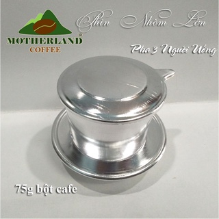 Phin cafe lớn pha 3 người uống