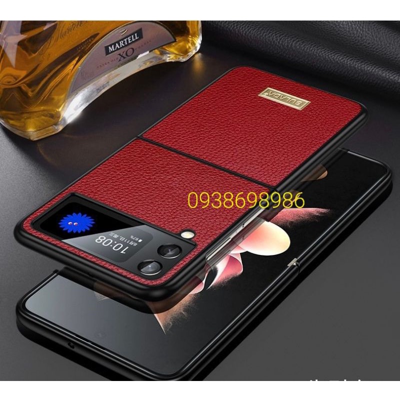 Ốp lưng SULADA Samsung Z Flip 3 5G da sần bảo vệ máy