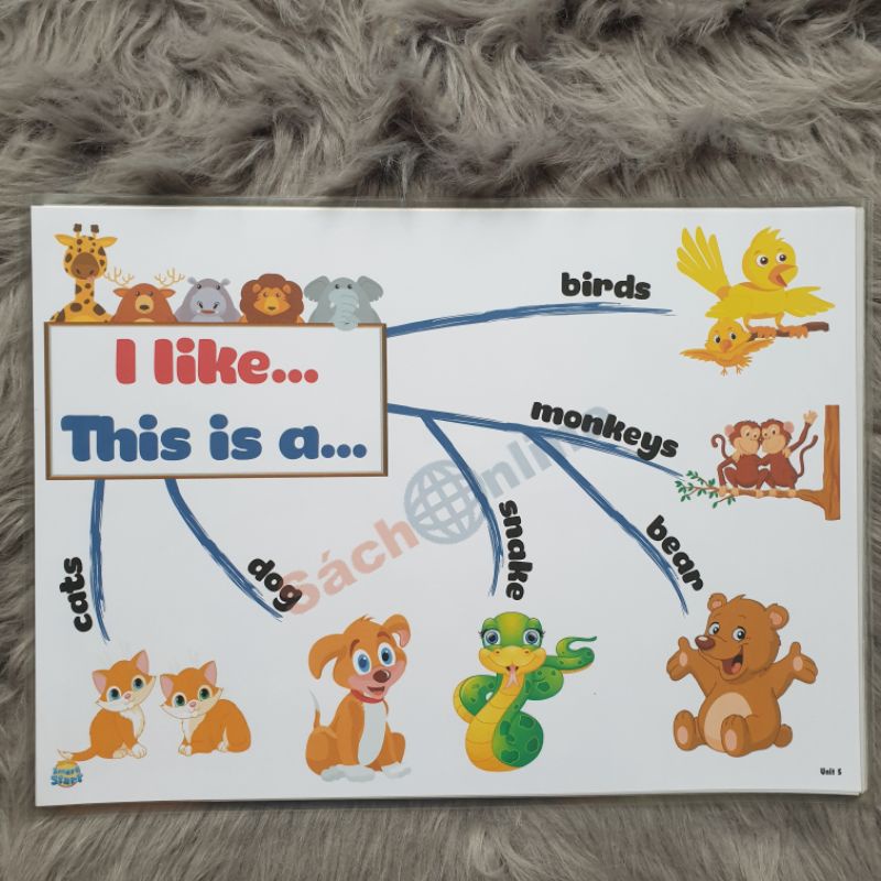 Mindmap Tiếng Anh lớp 1 theo sách i learn smart start