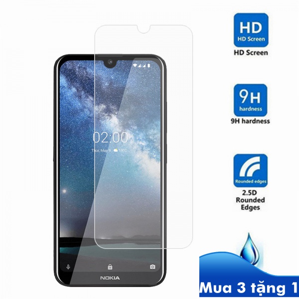 Kính Cường Lực Toàn Màn Hình Cho Nokia 1.3 1.4 3.4 5.3 2.3 7.2 7.3 6.2 2.2 4.2 3.2 5.4 8.3 C1 C2 C3 X5 X6 X7 XR20 X20 X10 G20 G10 8 5.1 6.1 C10 C20 C30 Plus