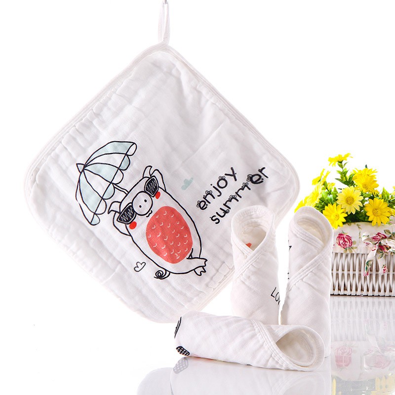 Combo 5 khăn Bông cho trẻ 30x30 - 8625