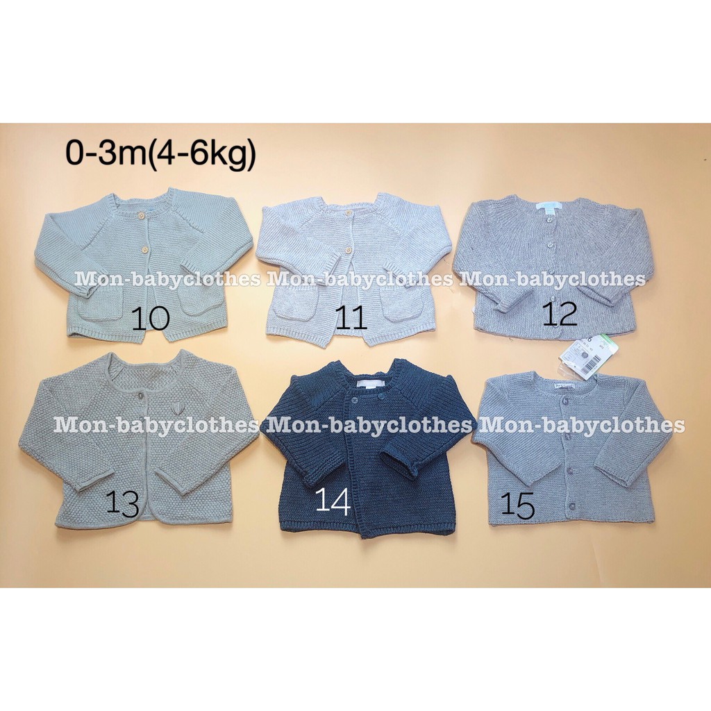 Áo khoác len size 3m (4-6kg)