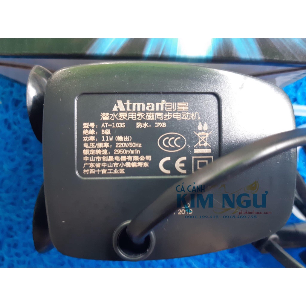 ATMAN AT 103S (11W)  Máy Bơm Lọc Nước Hồ Cá