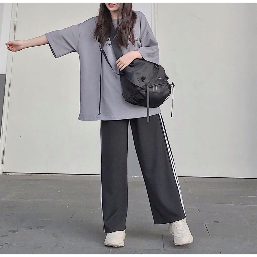 [Mã FAMAYWA giảm 10K đơn 50K] Quần ỐNG RỘNG 2 SỌC Thể Thao Nam Nữ Unisex - VIETCENTRE | BigBuy360 - bigbuy360.vn