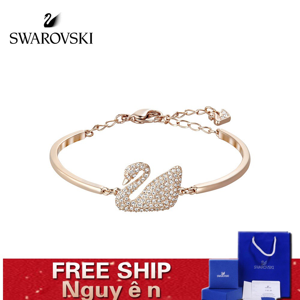 FREE SHIP VòngTay Nữ Swarovski SWAN Cổ điển tươi sáng Bracelet Crystal FASHION cá tính Trang sức trang sức đeo THỜI TRANG