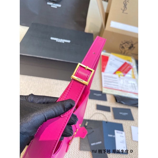 Túi xách Ýsl kẹp nách sz 25 chất da thật