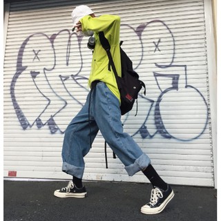 [CÓ SẴN] QUẦN BÒ ỐNG SUÔNG UNISEX