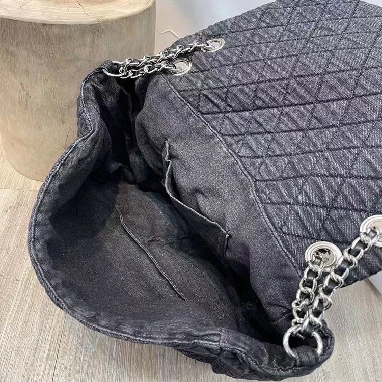 Túi Xách denim Cỡ Lớn Phong Cách Hàn Quốc Thời Trang Cho Nữ
